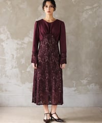 MAHOROOGINO レースブザムワンピース Lace buzam onepiece | MAHOROOGINO