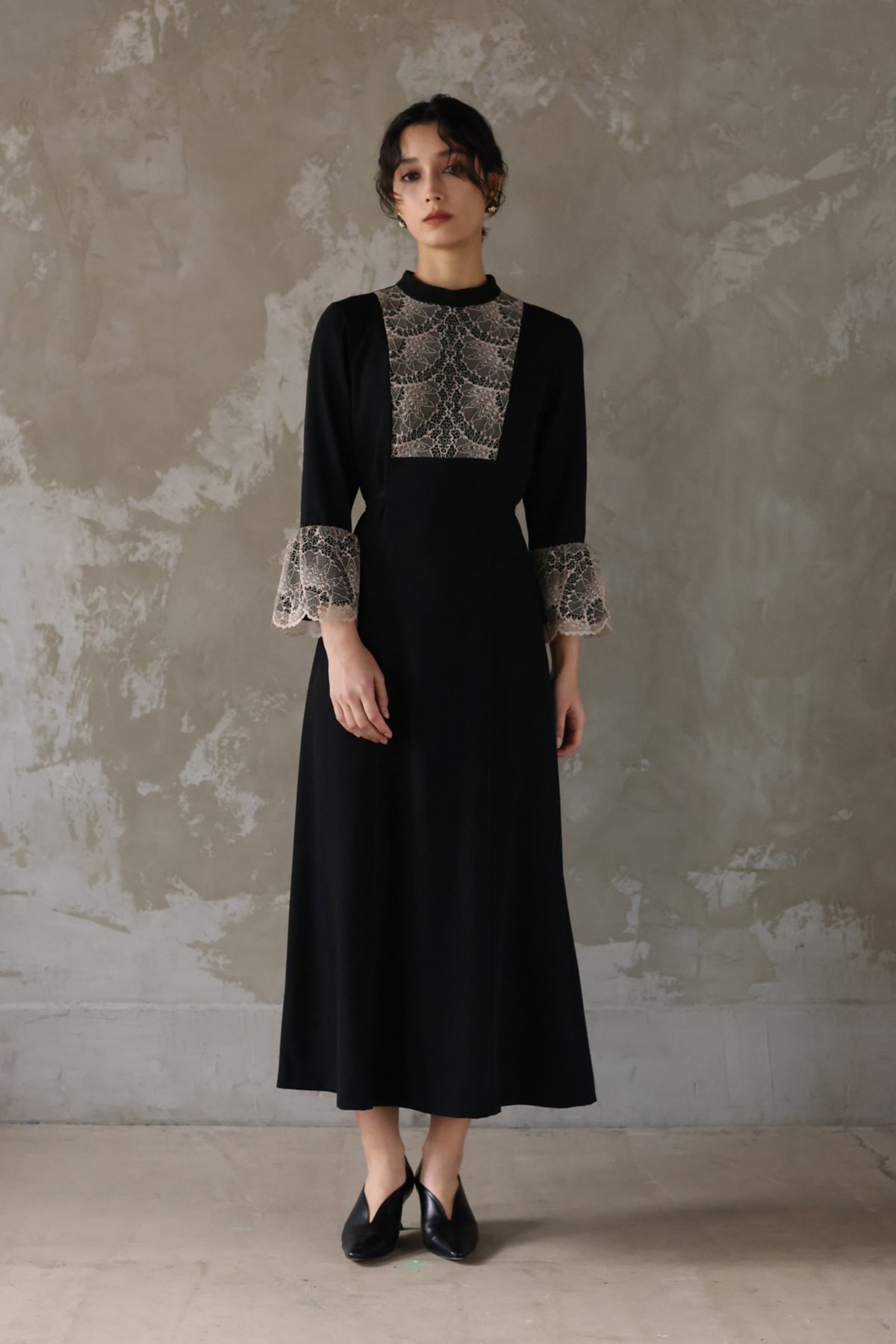 MAHOROOGINO レースブザムワンピース Lace buzam onepiece | MAHOROOGINO