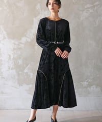 Botanical relief dress