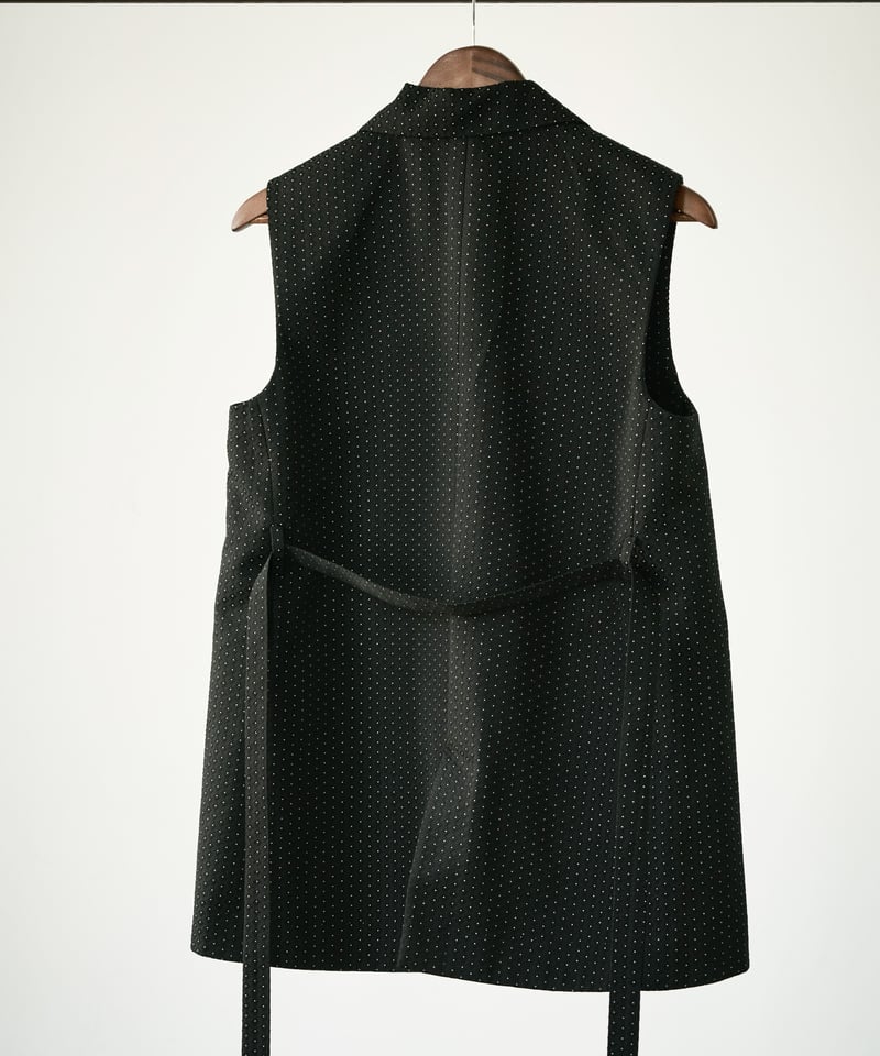 Geometric flower vest | MAHOROOGINO