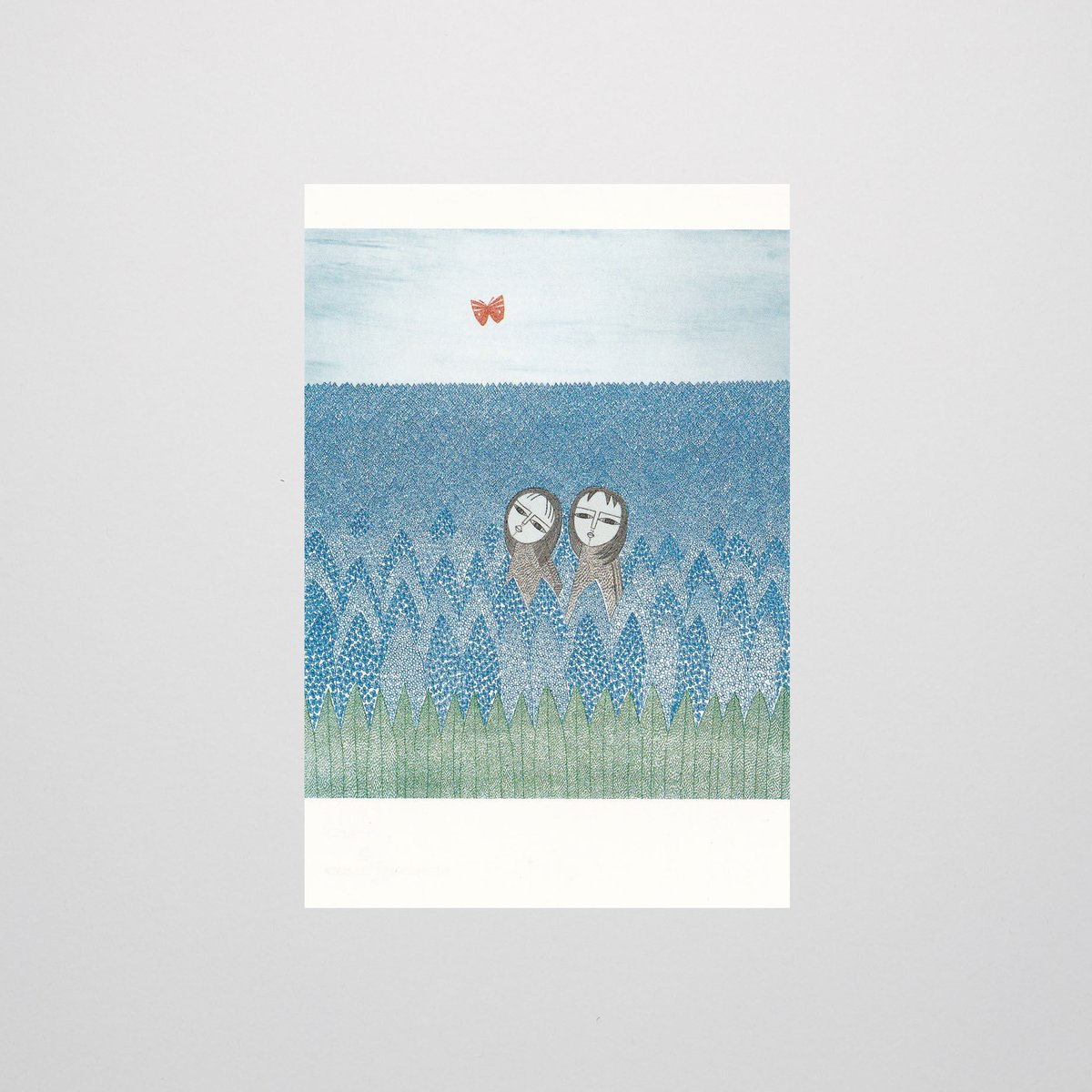 南桂子《2人の少女と蝶》 | Musée Hamaguchi Yozo : Yamasa Co