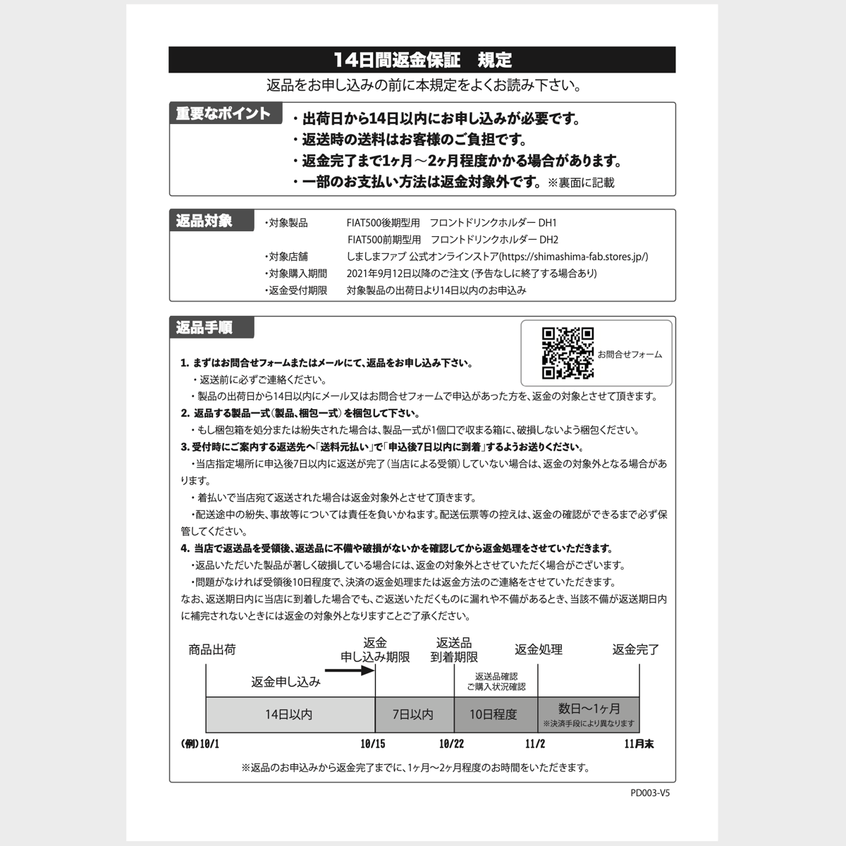 返金用 TR36 – SHAD JAPAN