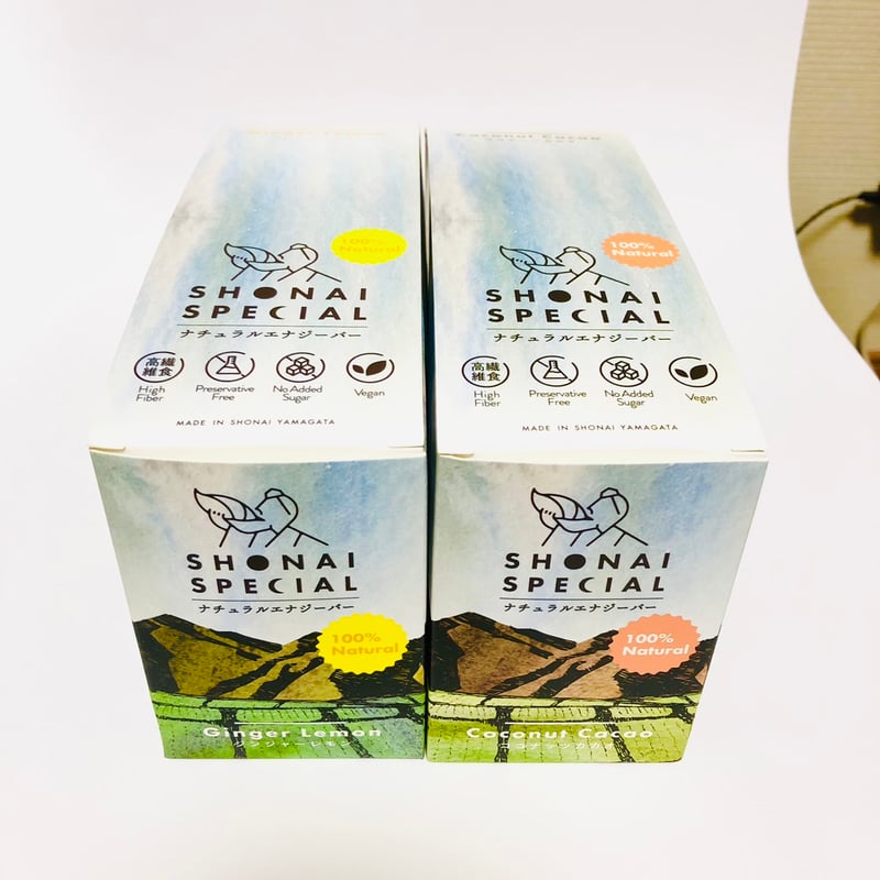送料無料 特製カートン付】エナジーバー SHONAI SPECIAL 2種類×各12