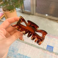 べっ甲ヘアクリップ
