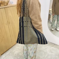 オアハカバッグ　模様入りブラック