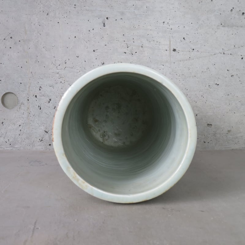 平佐焼 染付虎図花筒 | ギャラリー兼井