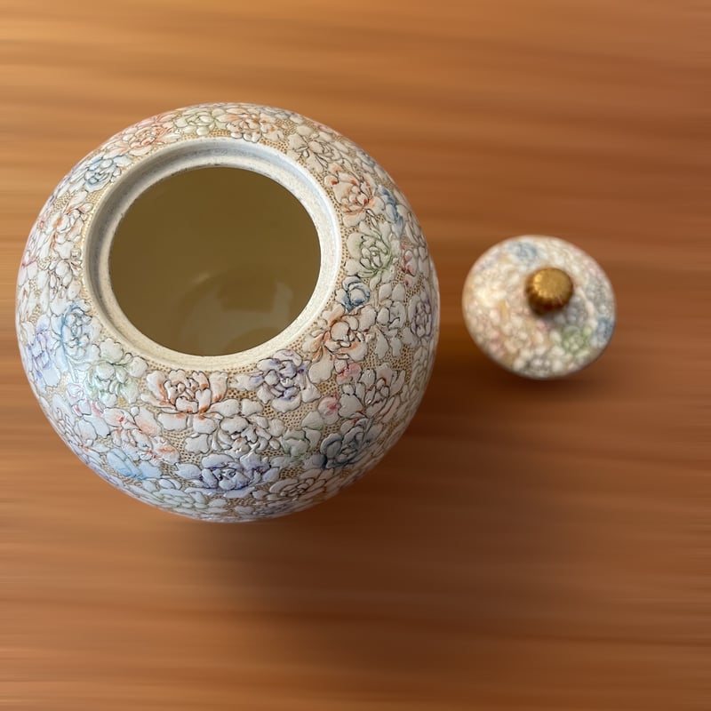 お茶壺                 洛京    草山作 お茶壺 洛京 草山作 茶道具