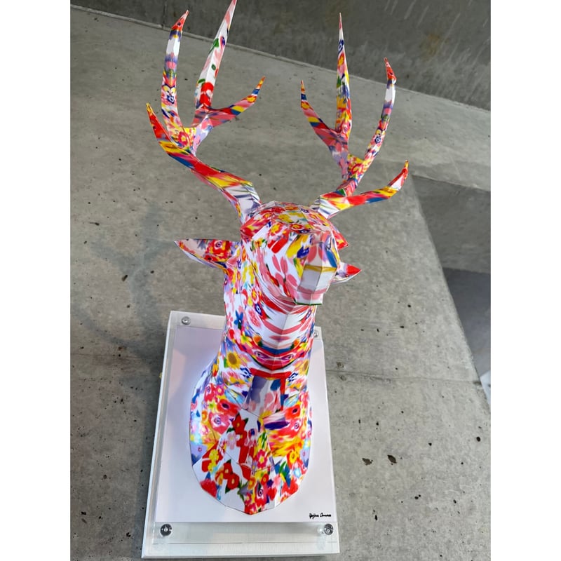 大村洋二朗 Deer of the colorful flowers | ギャラリー兼井
