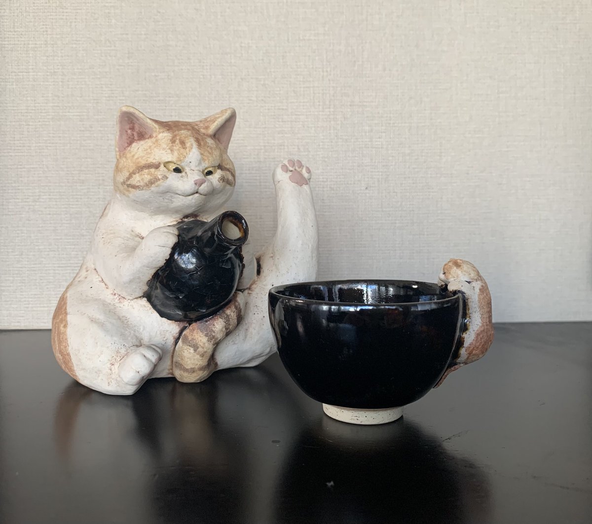 白亜器　猫口　お猪口　おちょこ　おにょこ Amazon.co.jp: 白亜器 猫口 お猪口 おちょこ おにょこ : ホーム