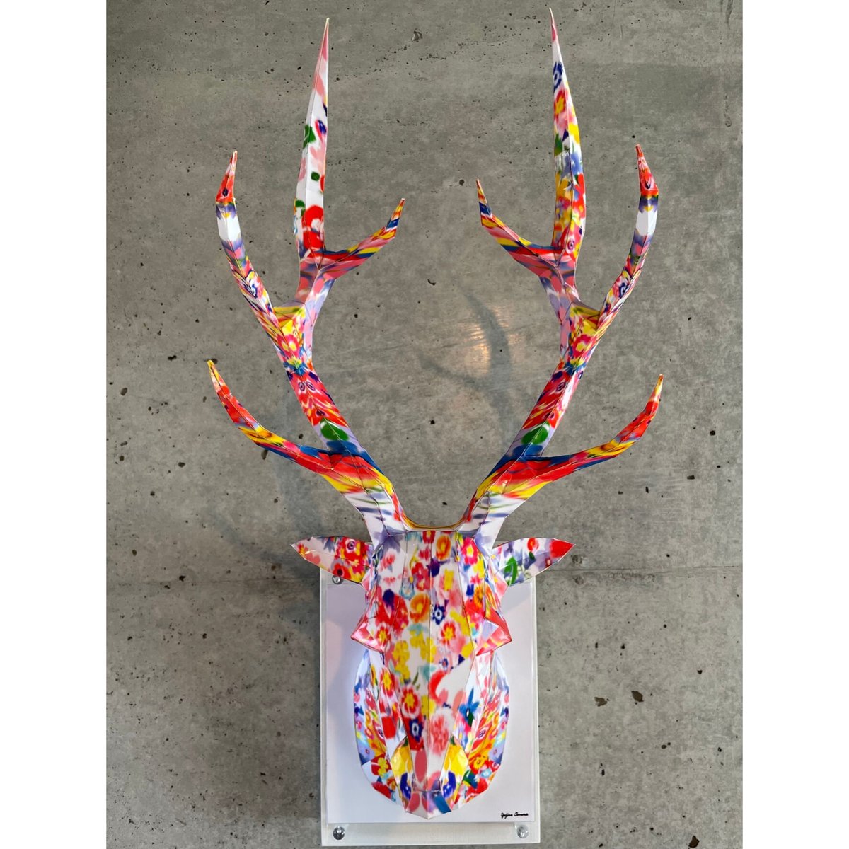 大村洋二朗 Deer of the colorful flowers | ギャラリー兼井