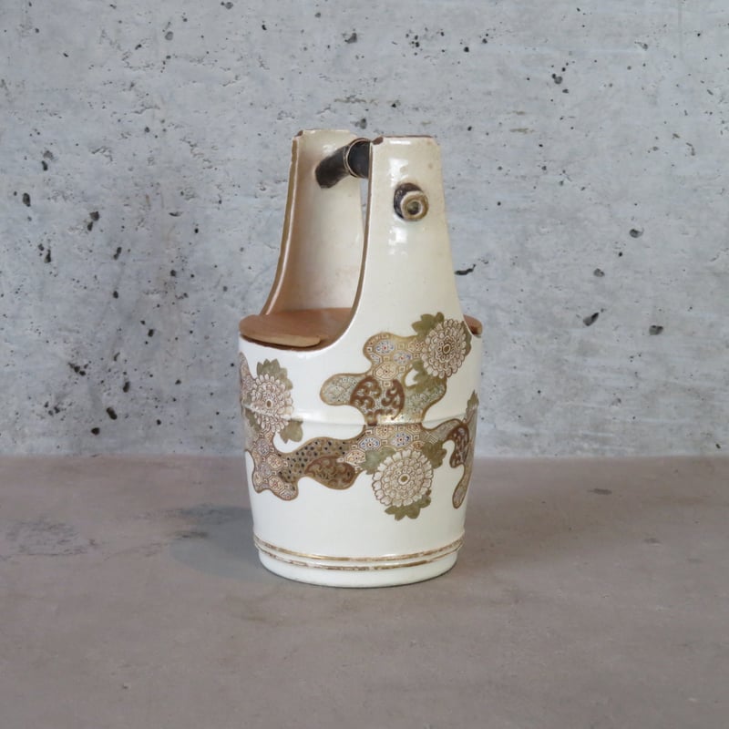 古常滑焼の鬼桶水差し‥骨董品 水上勝夫 – 常滑焼 Official Online Store