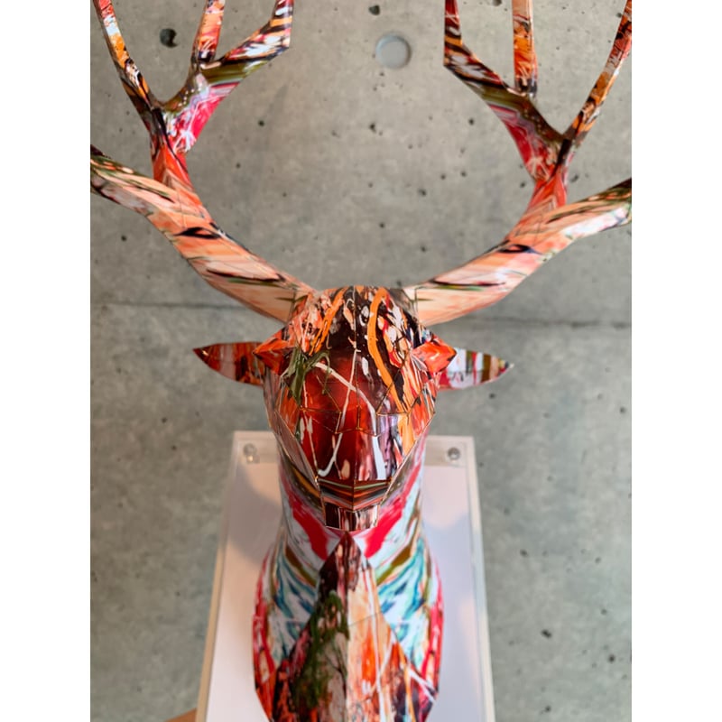 大村洋二朗 Deer of the abstract painting | ギャラリー兼井 大村洋二朗 Deer of the abstract painting | ギャラリー兼井