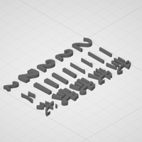 【3Dデータ】数字-2