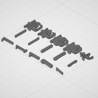 【3Dデータ】数字-1