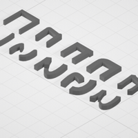 【3Dデータ】文字-こ