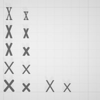 【3Dデータ】文字-X