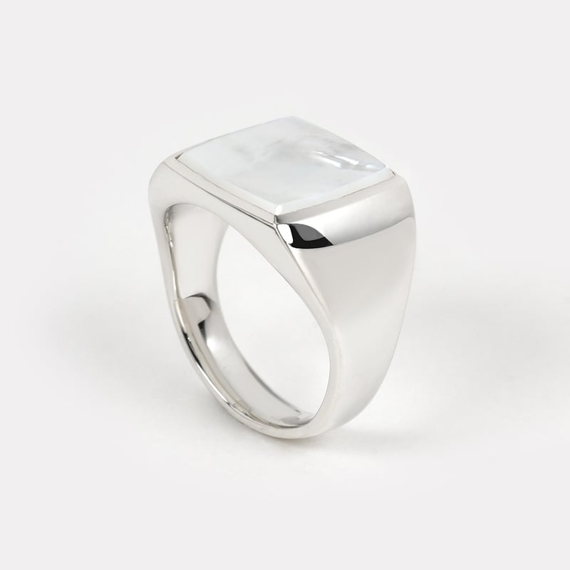 Mother of pearl -sq（white） | Taiga Okuyama