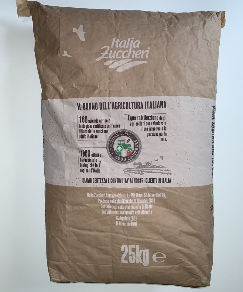 イタリア産オーガニック甜菜糖 25kg | KTL STORE