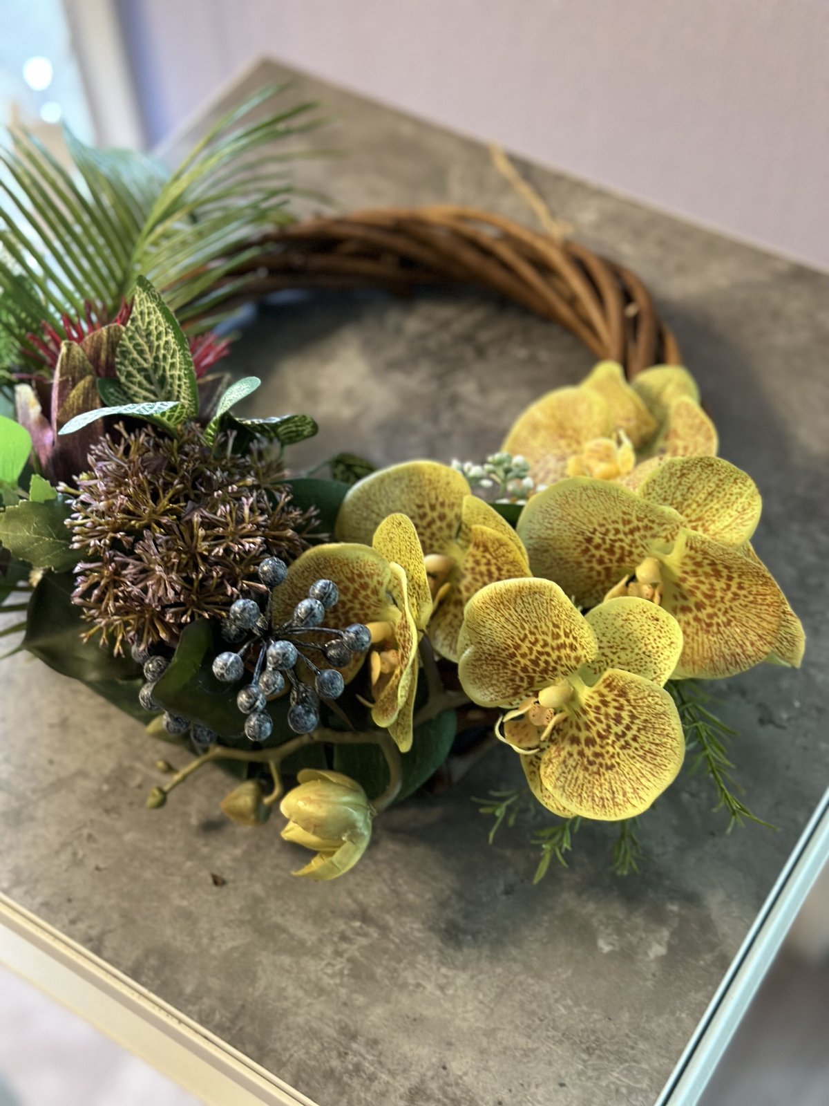 アーティフィシャルフラワー】夏のリース | atelier Rju