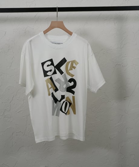 Randam foil print logo t  ラスト1点！
