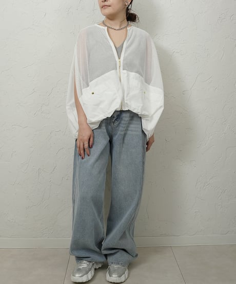 Mesh balloon gilet