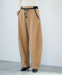 【Lallia Mu】　ご予約  ボンディングジャージーカーブパンツ
