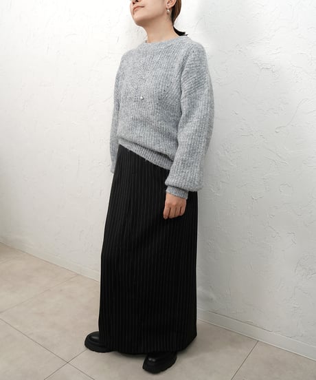 Wool knit【Whiteラスト2点】
