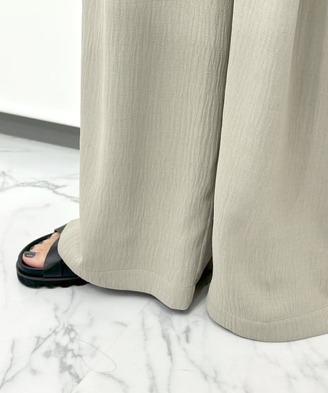 【ayane】ご予約  タックワイドパンツ