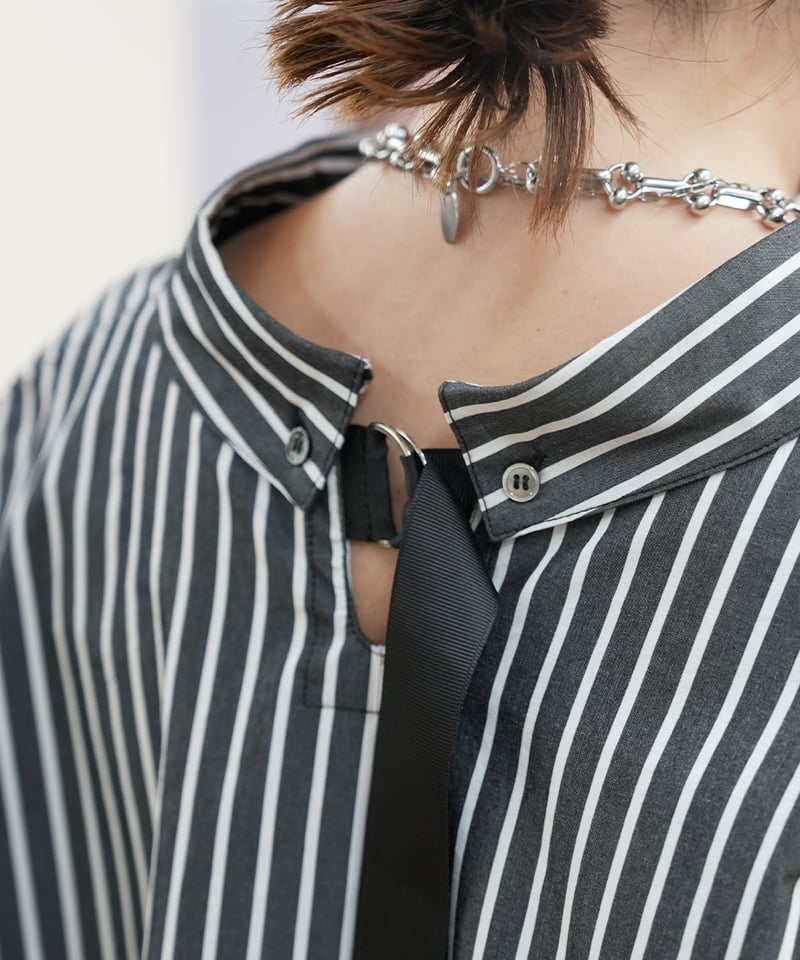 Dignite collier】 ご予約 肩タックギャザーシャツ | select sho