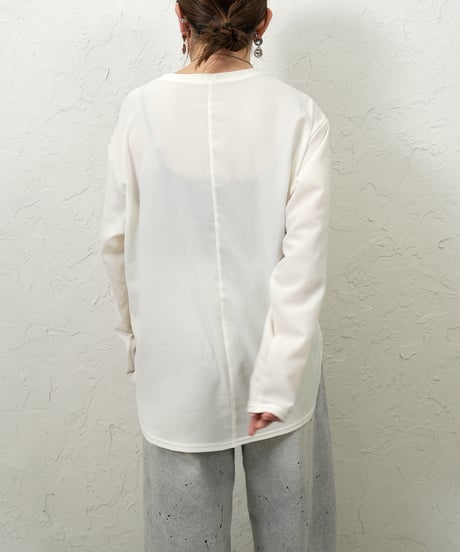 Georgette　logo pullover