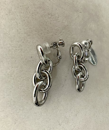 【Sea'ds mara】　 Oval chain earring