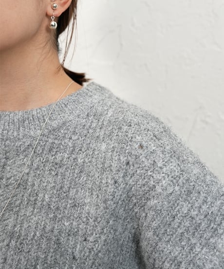 Wool knit【Whiteラスト2点】
