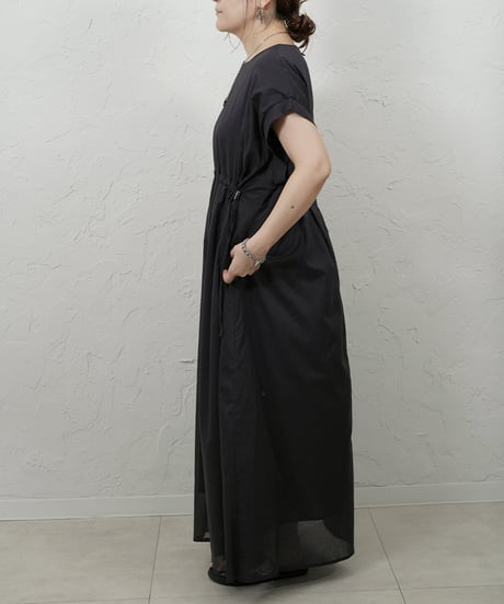 Cotton waist drost dress