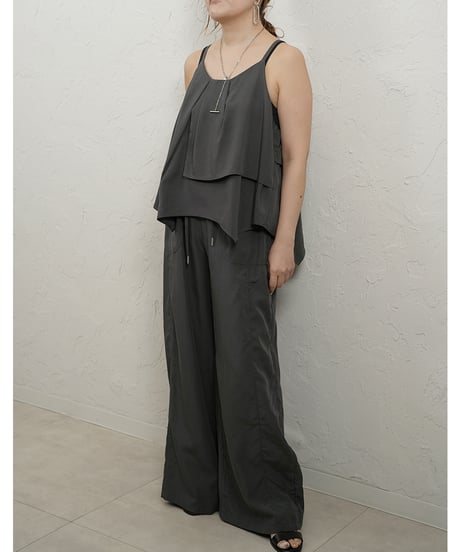 Cargo　linen blend　pants