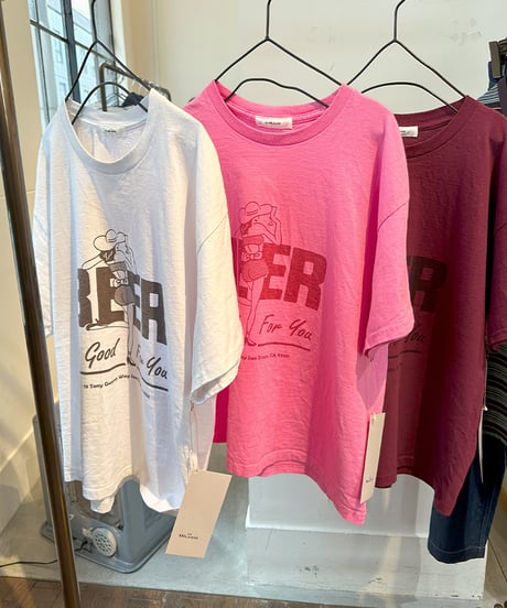 【LE MELANGE】　ご予約  JHANKSONコラボTee  BEER GIRL