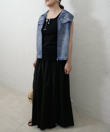 CYAN tokyo× Liren別注size Frill gather buggy pants 【残り僅か】