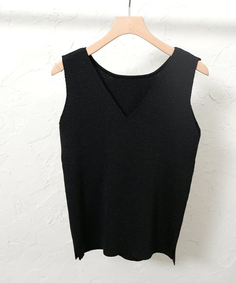 Glitter　2way knit tank