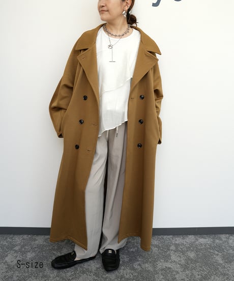 【CYAN tokyo】　ご予約  Liren別注size ピンスリーブBIGカルゼコート