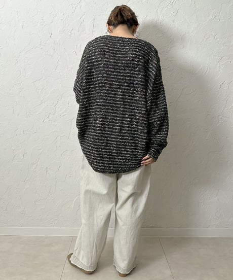 MIX nep yarn pullover