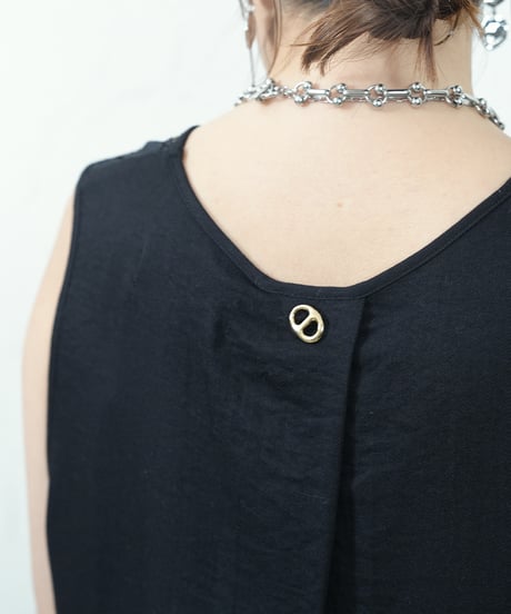 Side slit race combi tunic【ラスト1点】