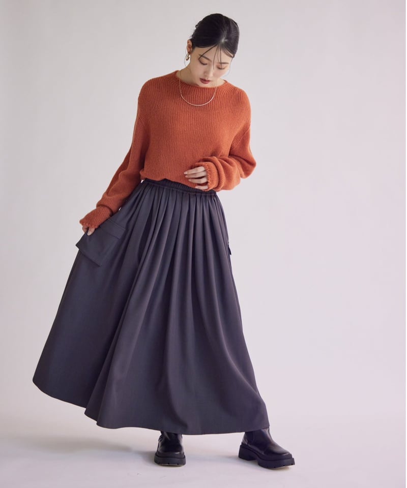 SUGARA ROSE】 ご予約 カーゴデザインフレアスカート | select