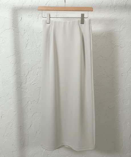 double knit long skirt