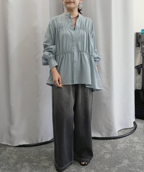 【CYAN TOKYO×Liren別注size】 Gradation Wide Denim Pants