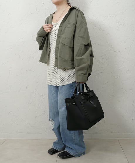 Liren別注カラー　Neoprene wide tote bag 【26ss】残り僅か！