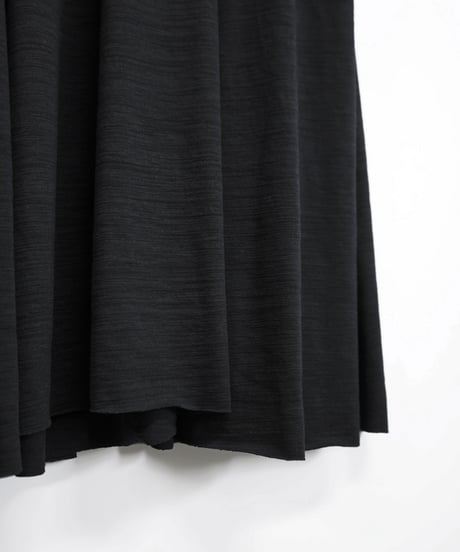 SLUB FLARE DRESS