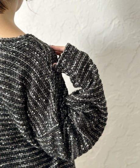 MIX nep yarn pullover
