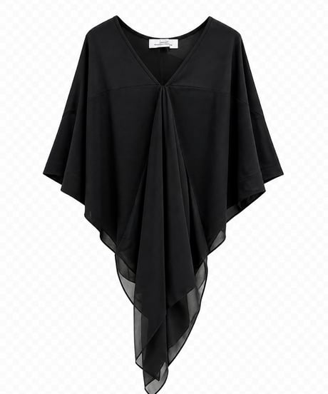 【MAISON MAVERICK】　ご予約  Back Ribbon Drape Tunic