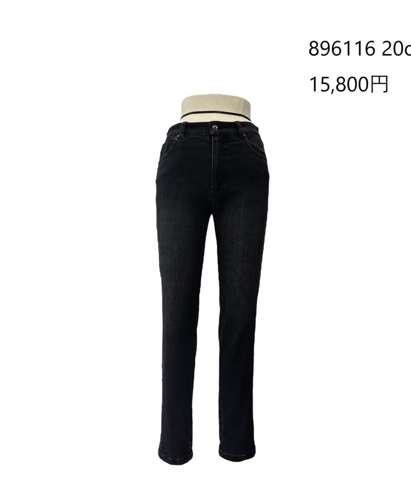【 ayane 】 裏起毛スキニーデニムパンツ ayane】 ご予約 裏起毛スキニーデニム | select shop Liren