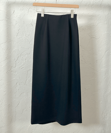 double knit long skirt