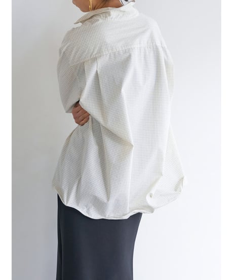 【YENN】　ご予約  WIRED OVER SHIRT